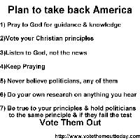 Plan to take back
                                                America